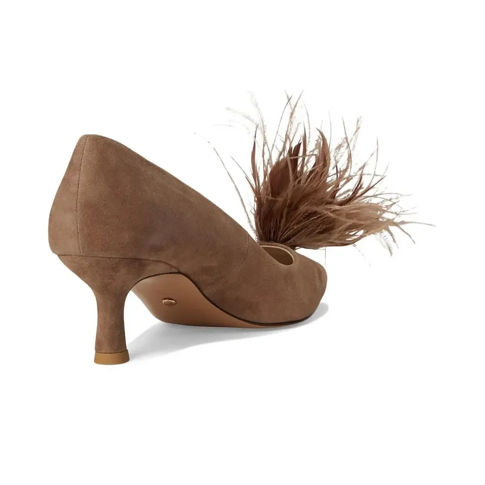 PELLE MODA WOMEN'S KEALI PUMP, TAUPE, 9.5